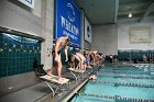 Swimming vs Babson  Wheaton College Swimming & Diving vs Babson College. - Photo By: KEITH NORDSTROM : Wheaton, Swimming